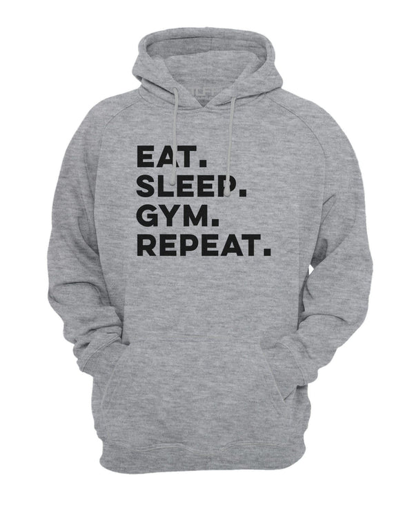 Eat. Sleep. Gym. Repeat. Hooded Sweatshirt