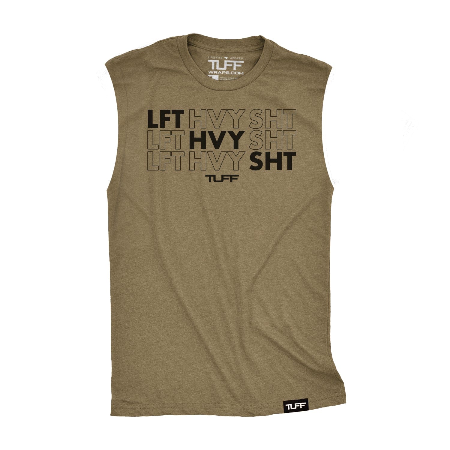 LFT HVY SHT Raw Edge Muscle Tank Men's Tank Tops