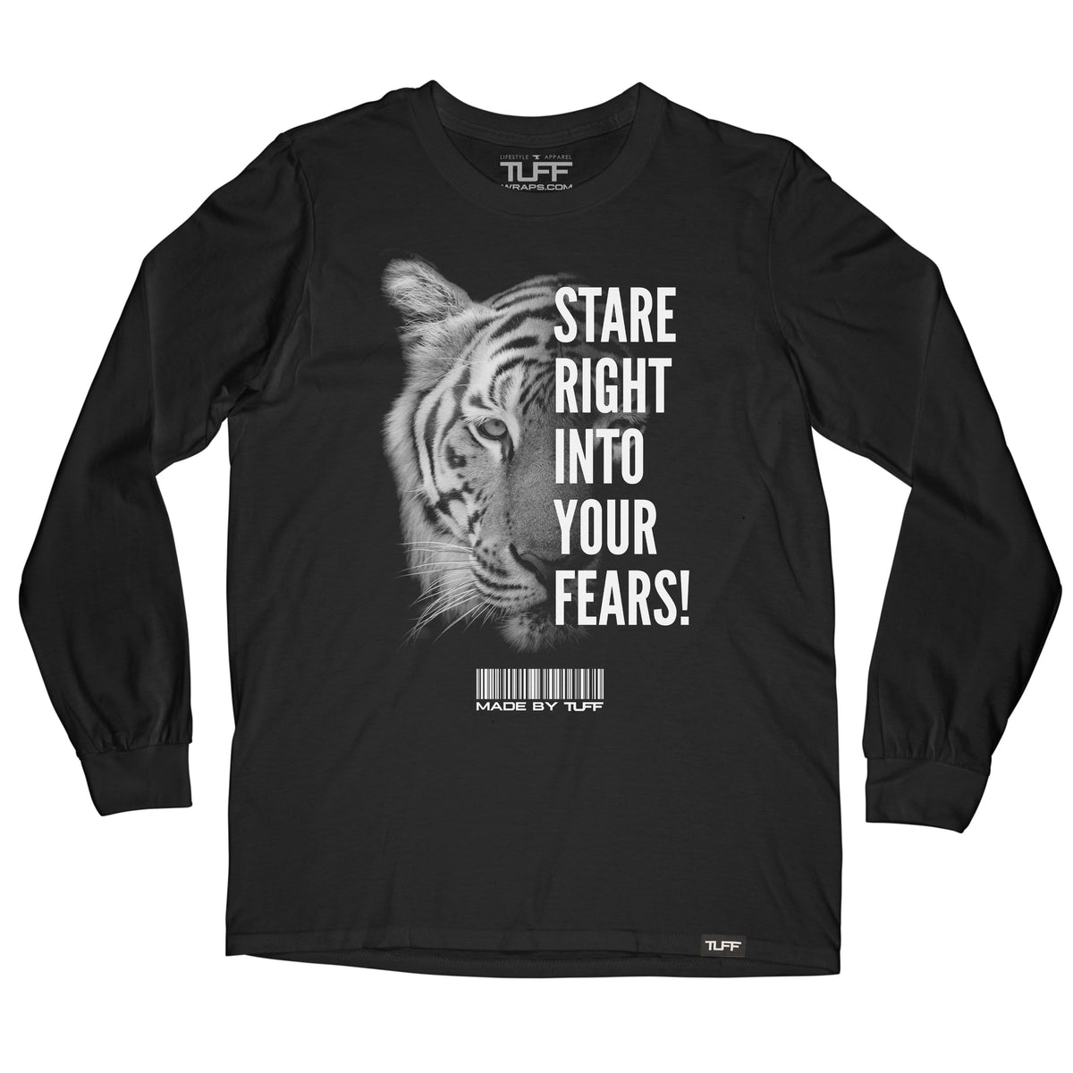 Stare Into Your Fears Long Sleeve Tee Men&#39;s Long Sleeve T-Shirt