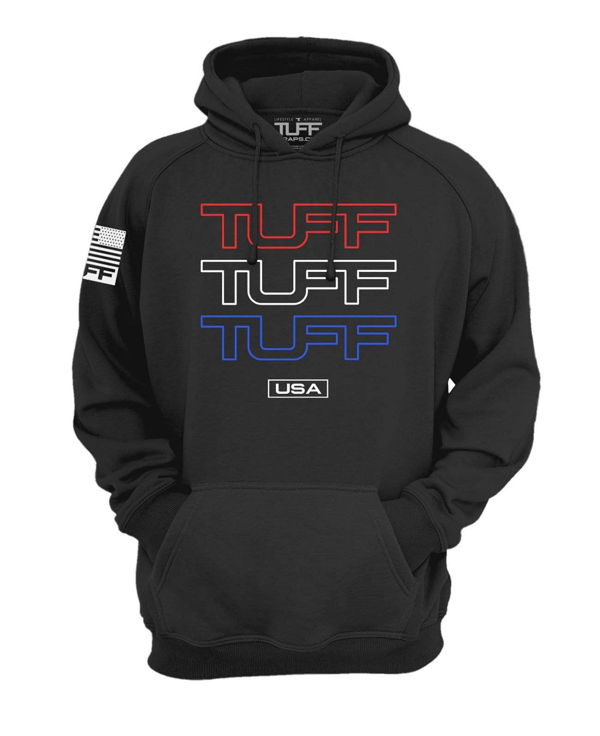 Triple TUFF USA Hooded Sweatshirt Men&#39;s Sweatshirts