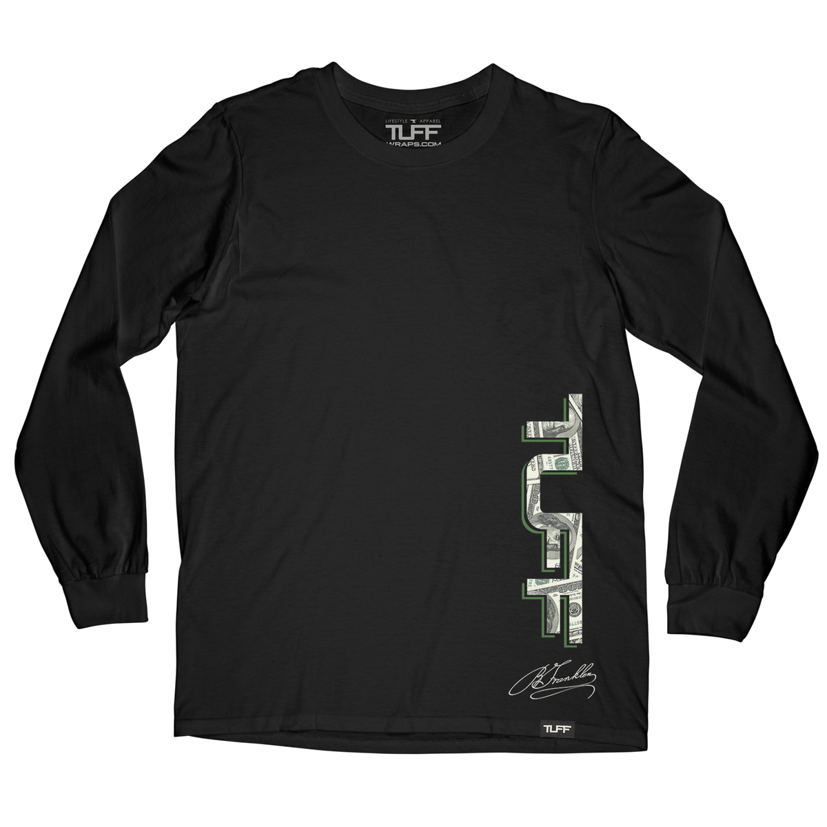TUFF Side Money Long Sleeve Tee Men&#39;s Long Sleeve T-Shirt