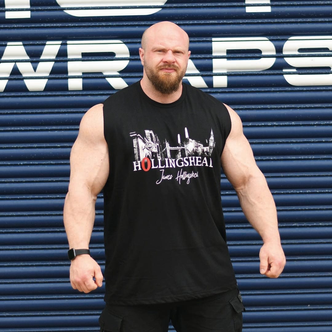 TUFF Signature Raw Edge Muscle Tank - James "O" Hollingshead Men's Tank Tops