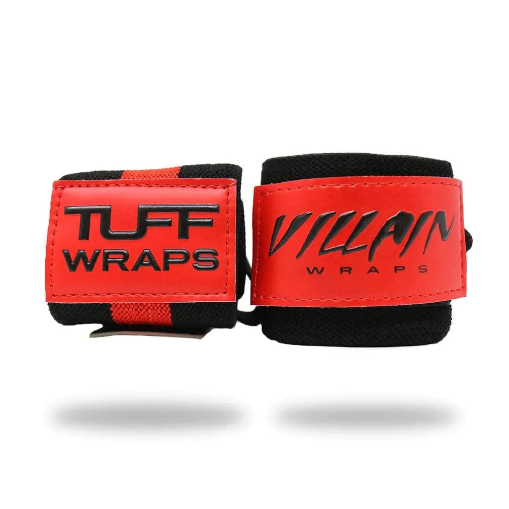 16 Villain Sidekick Wrist Wraps - Black & Pink - TuffWrapsUK