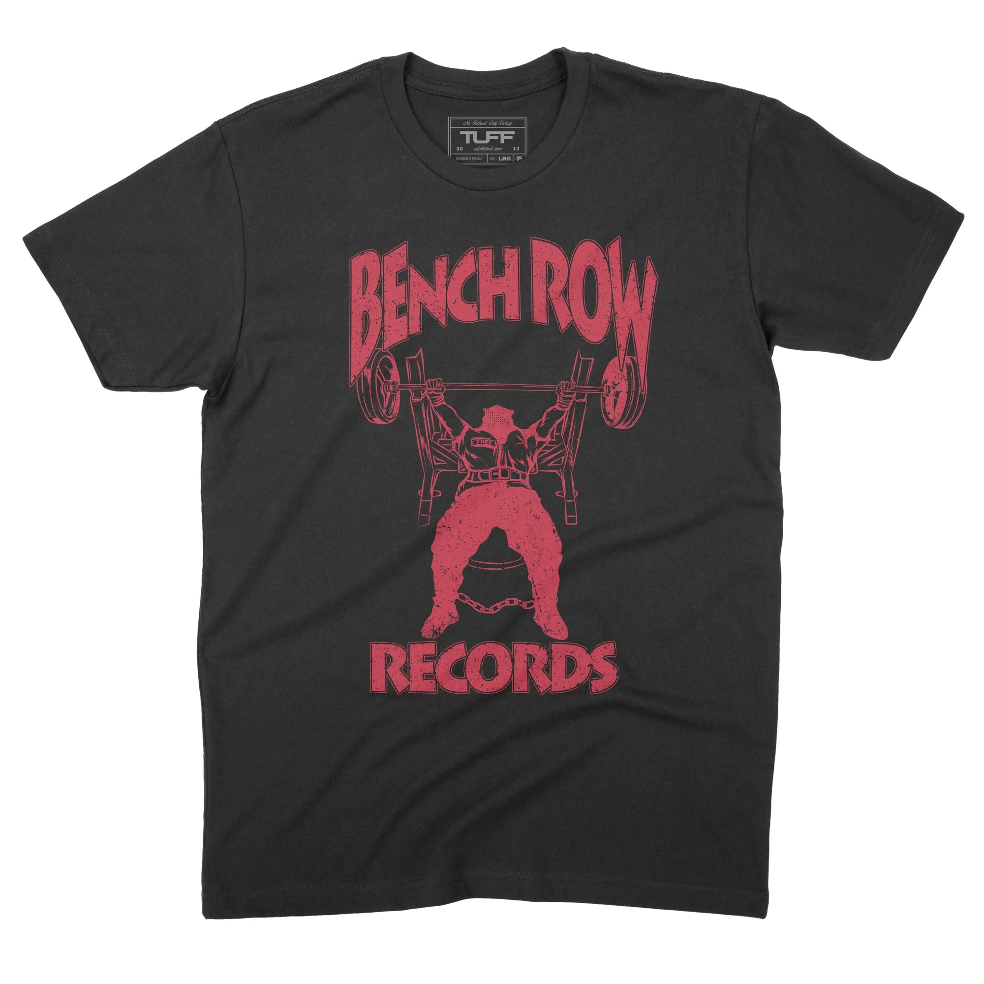 Bench Row Records Tee - Red Printed T-shirt