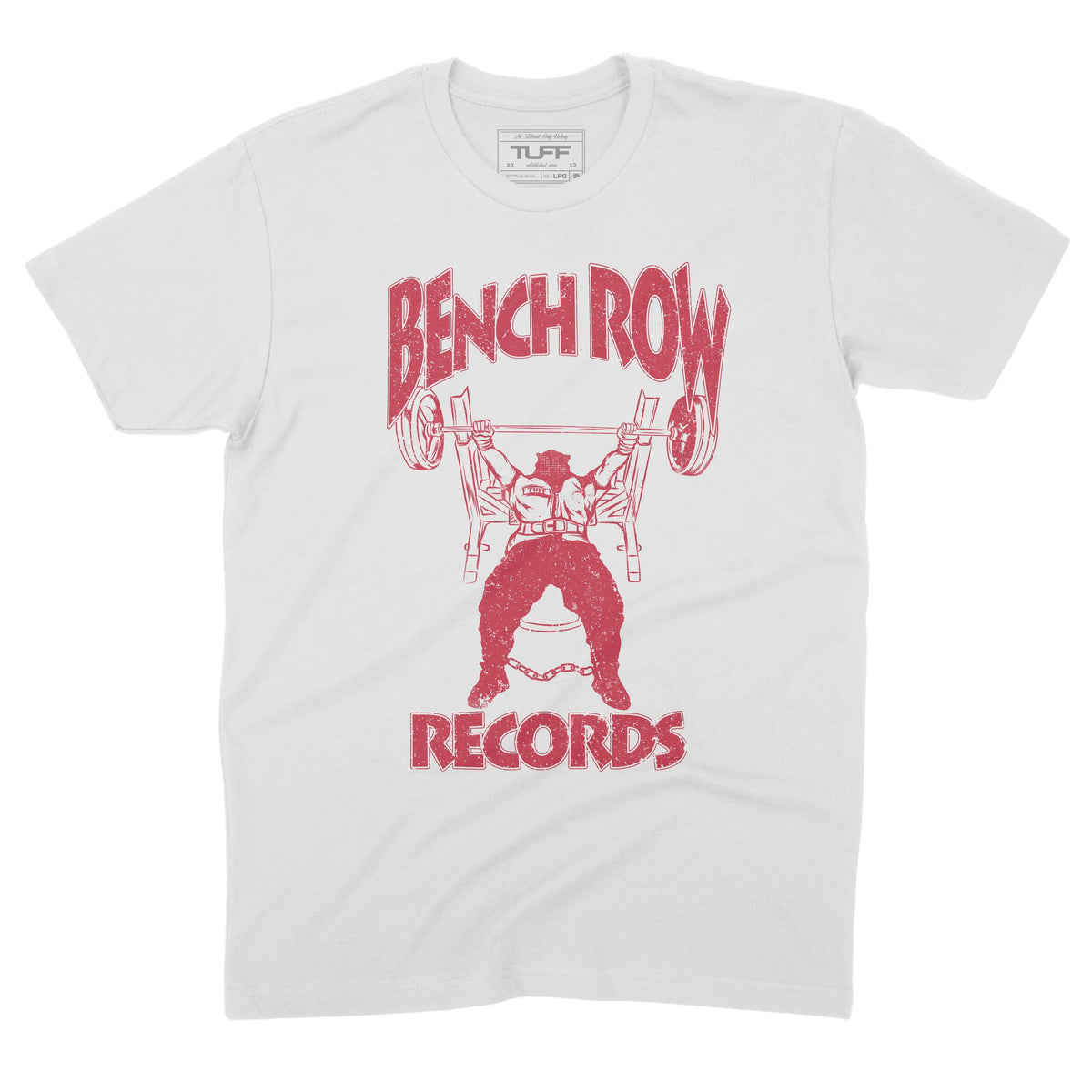 Bench Row Records Tee - Red Printed T-shirt