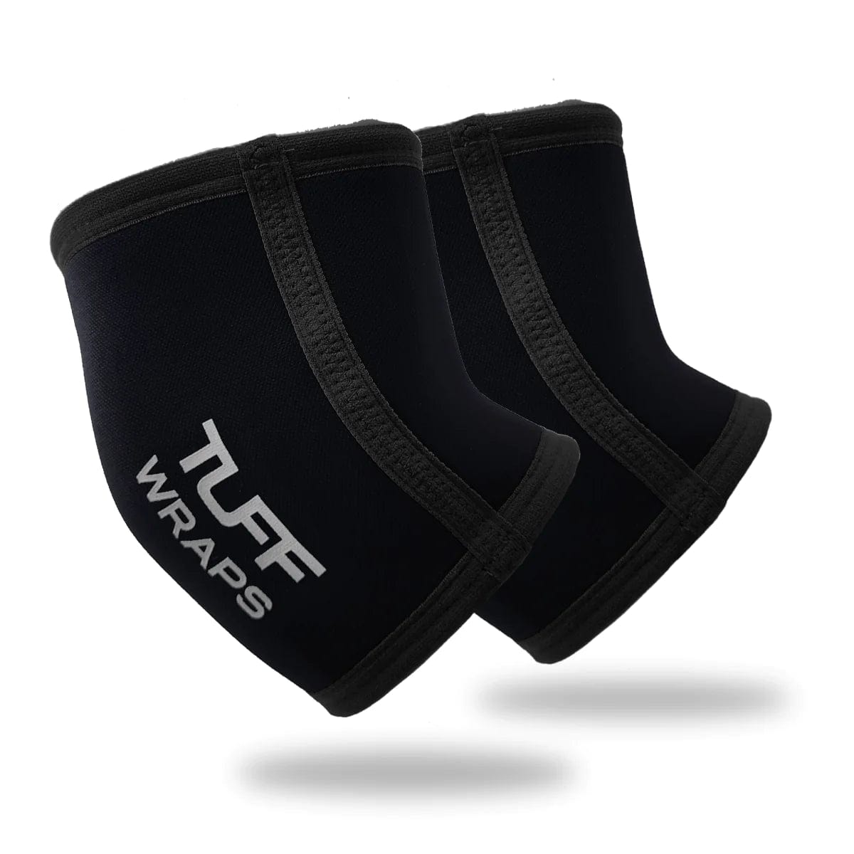 TUFF Elbow Sleeves 5mm All Black (pair) Elbow Sleeves