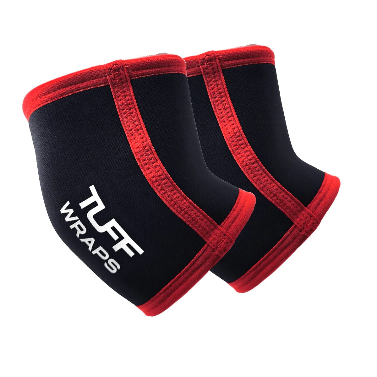 TUFF Elbow Sleeves 5mm (Black/Red) Elbow Sleeves
