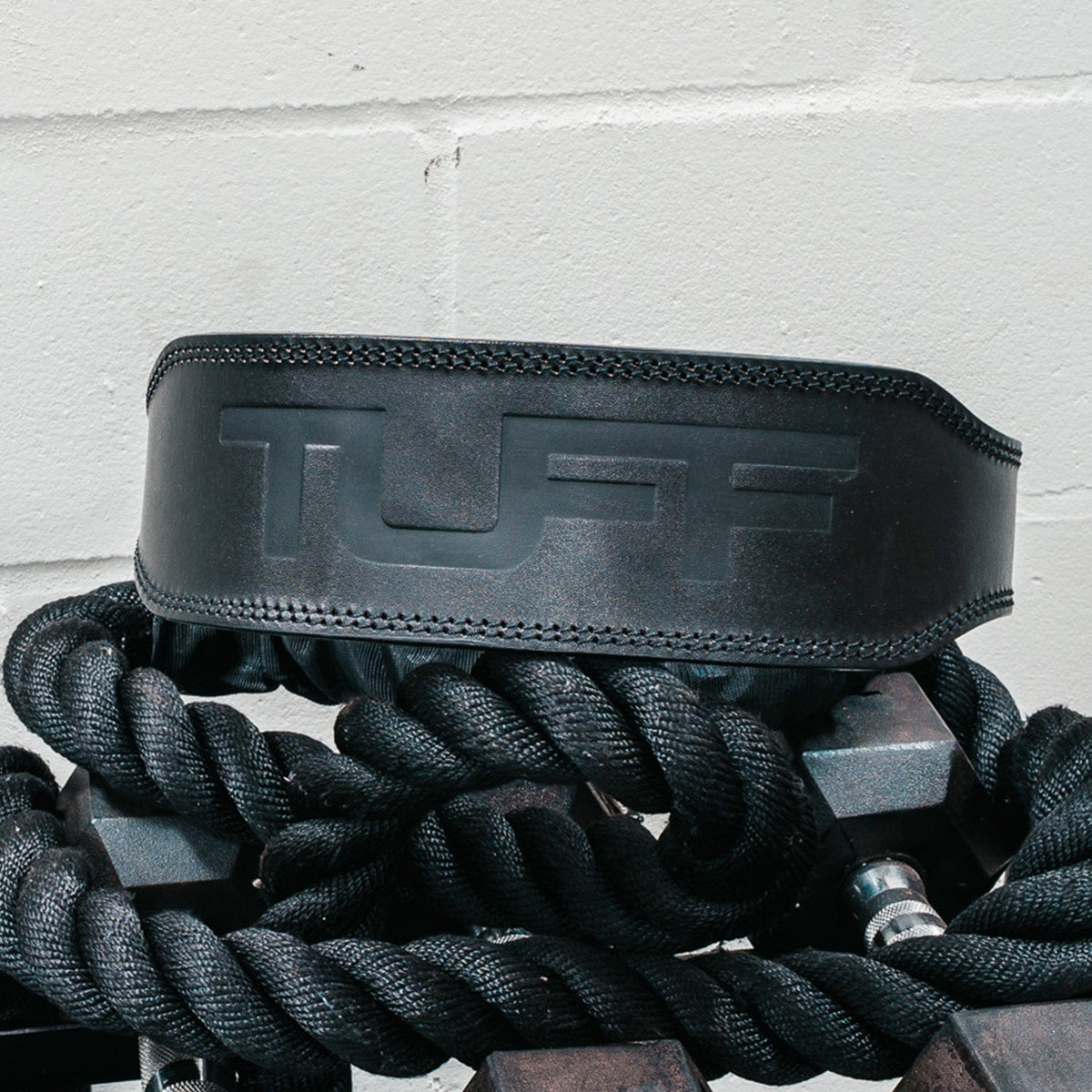 TUFF 7mm Leather Weight Lifting Belt Weight Belts