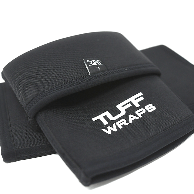 TUFF 7mm Competition Knee Sleeves (All Black) Knee Sleeves