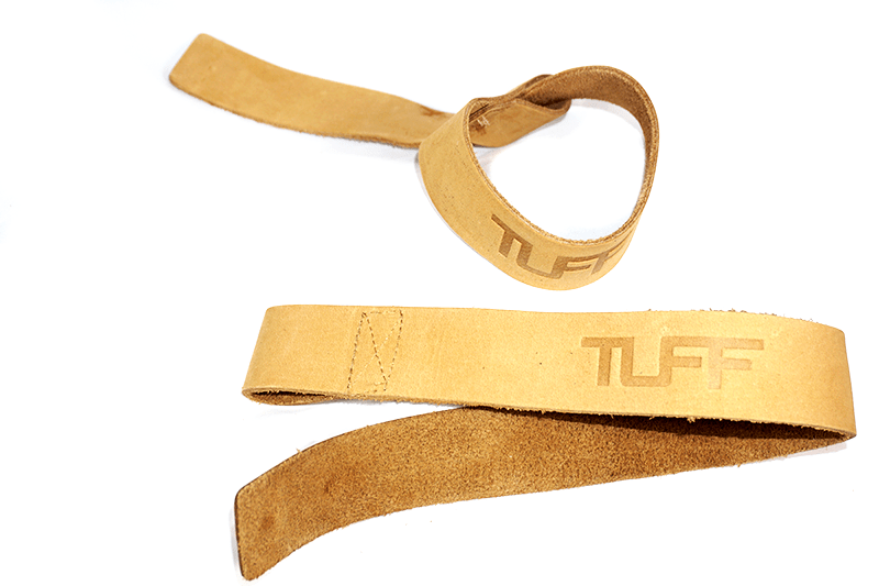 TUFF Leather Lifting Straps (Tan) Lifting Straps