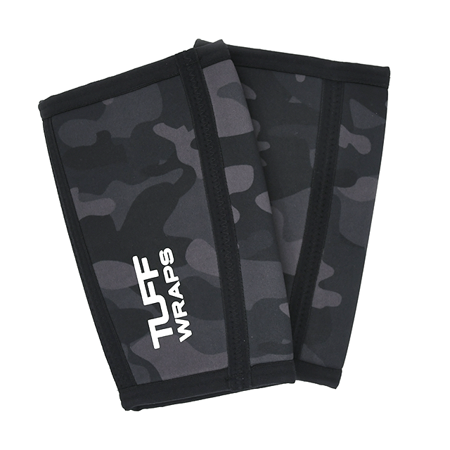 TUFF Power Series 7mm Elbow Sleeves (Black Camo) elbow supports