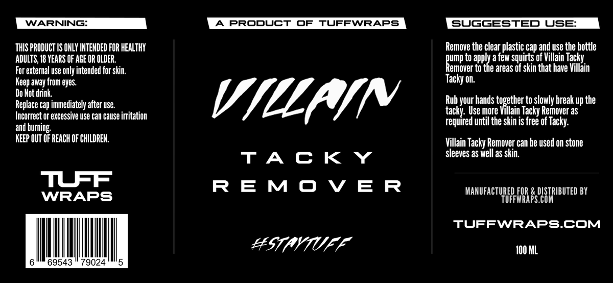 Villain Tacky Remover
