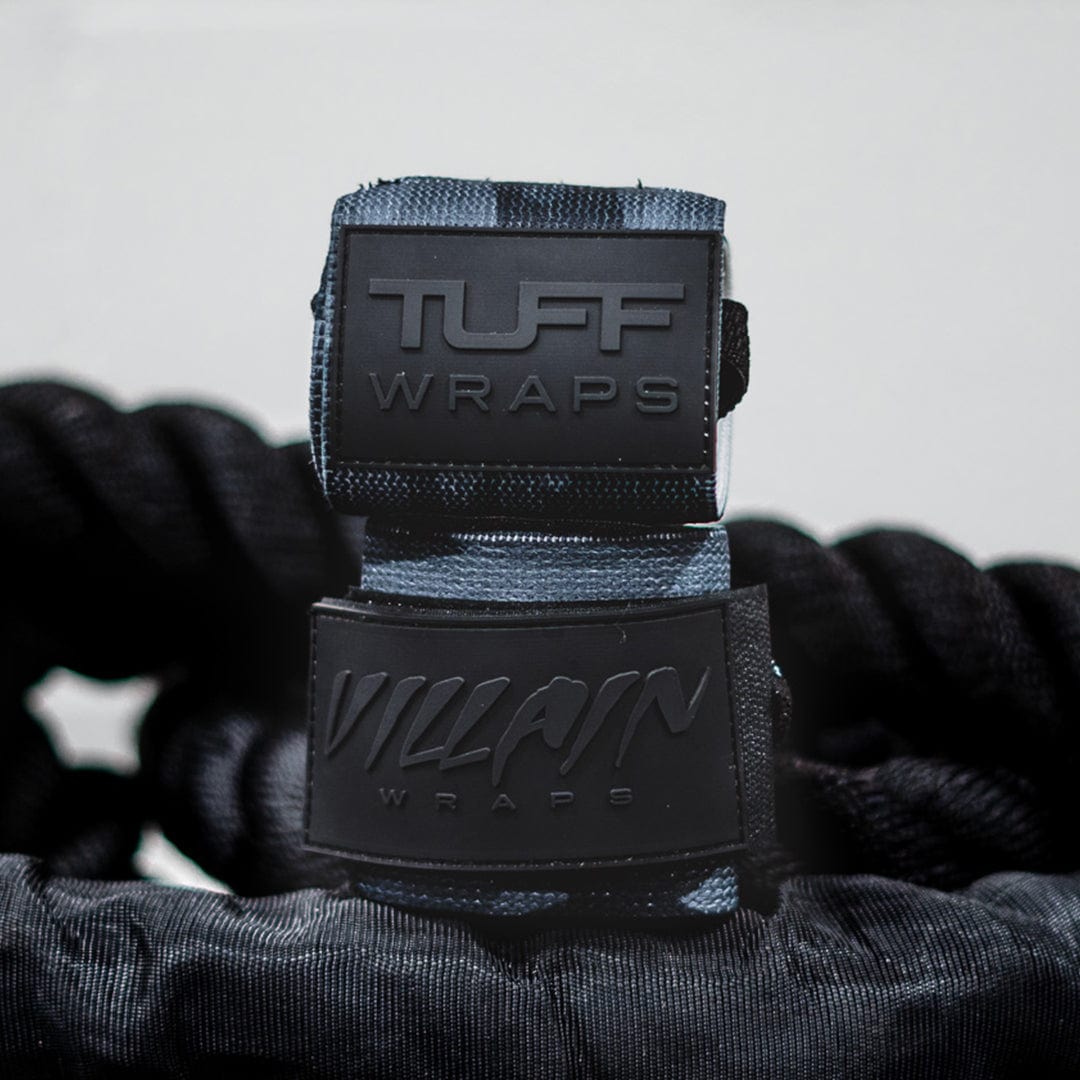 Black Camo V2 Villain Sidekick Wrist Wraps 16" Wrist Wraps