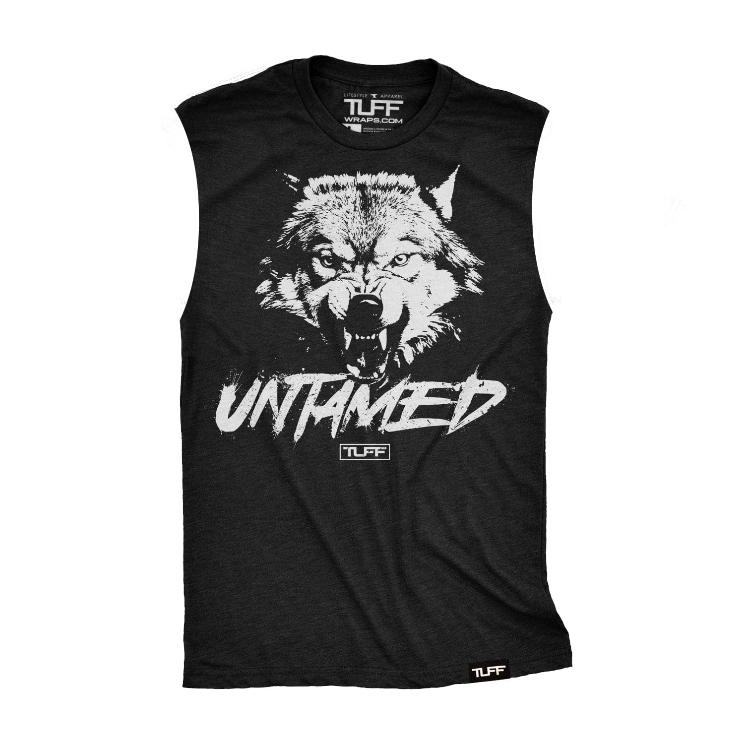 Alpha Ambitions Untamed Raw Edge Muscle Tank Raw Edge