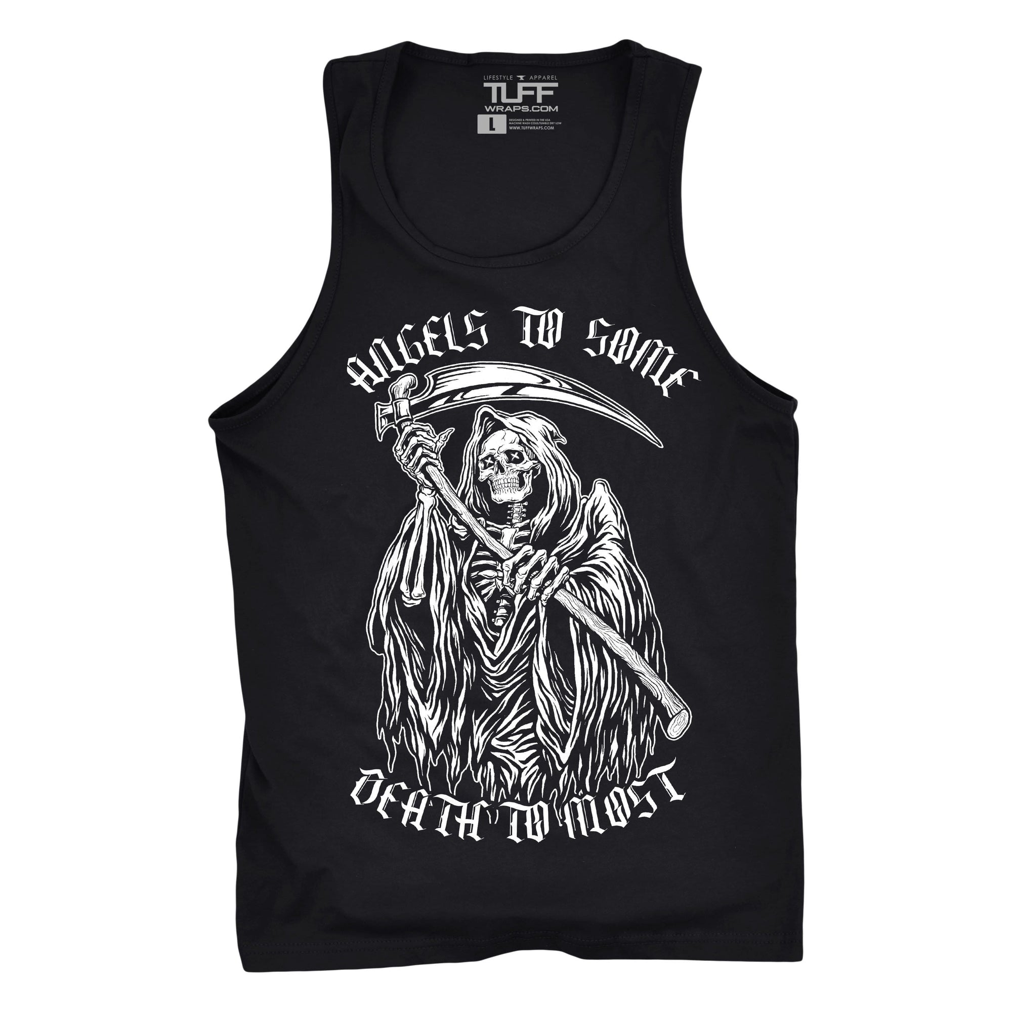 Angels to Some, Death to Most Tank Men's Tank Tops