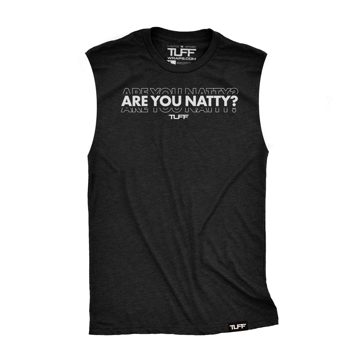 Are You Natty Raw Edge Muscle Tank Men&#39;s Tank Tops