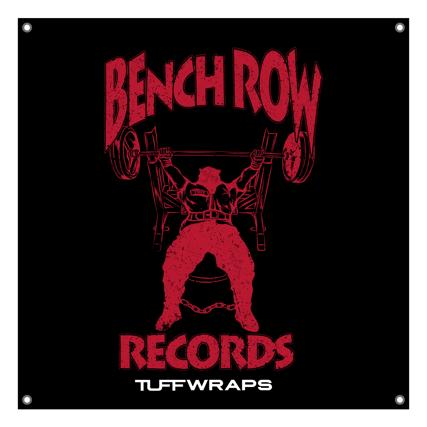Bench Row Records 3x3 Wall Banner Banners