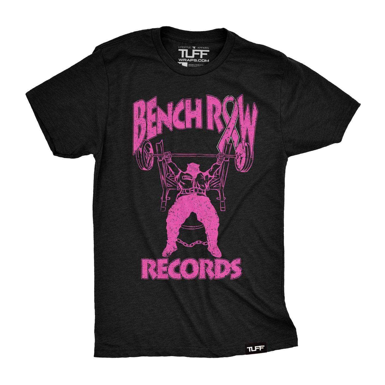Breast Cancer Awareness Bench Row Records Tee T-shirt