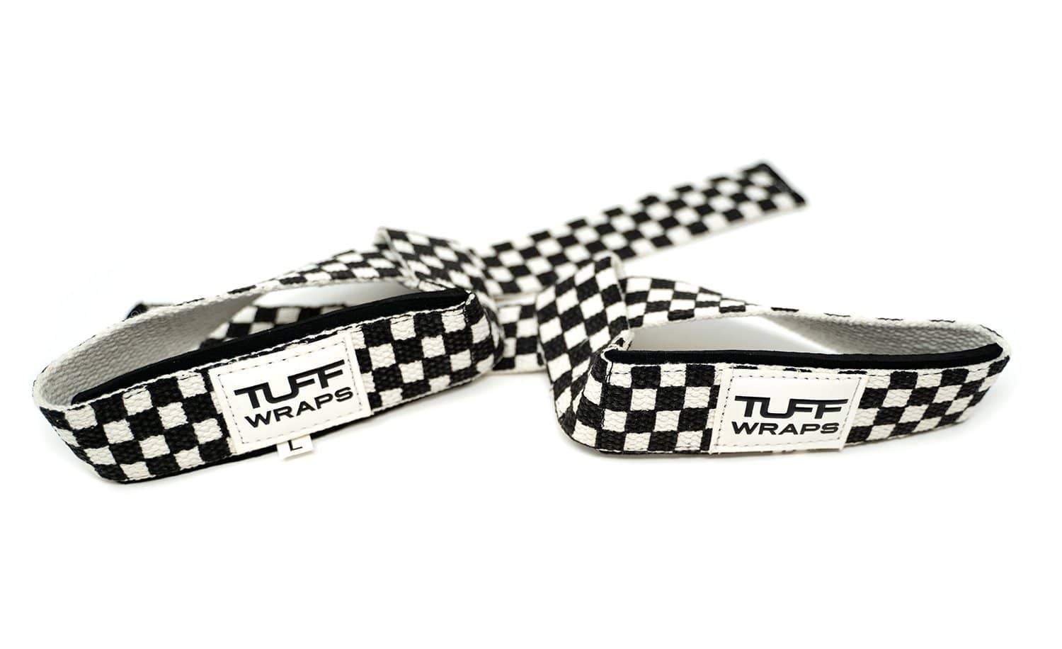 TUFF Cotton Lifting Strap With Neoprene - Checkerboard Lifting Straps