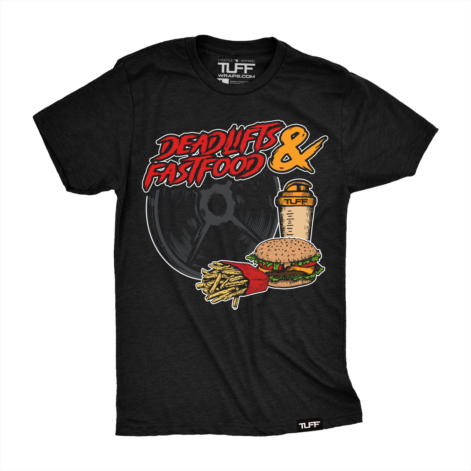 Deadlifts & Fastfood Tee T-shirt