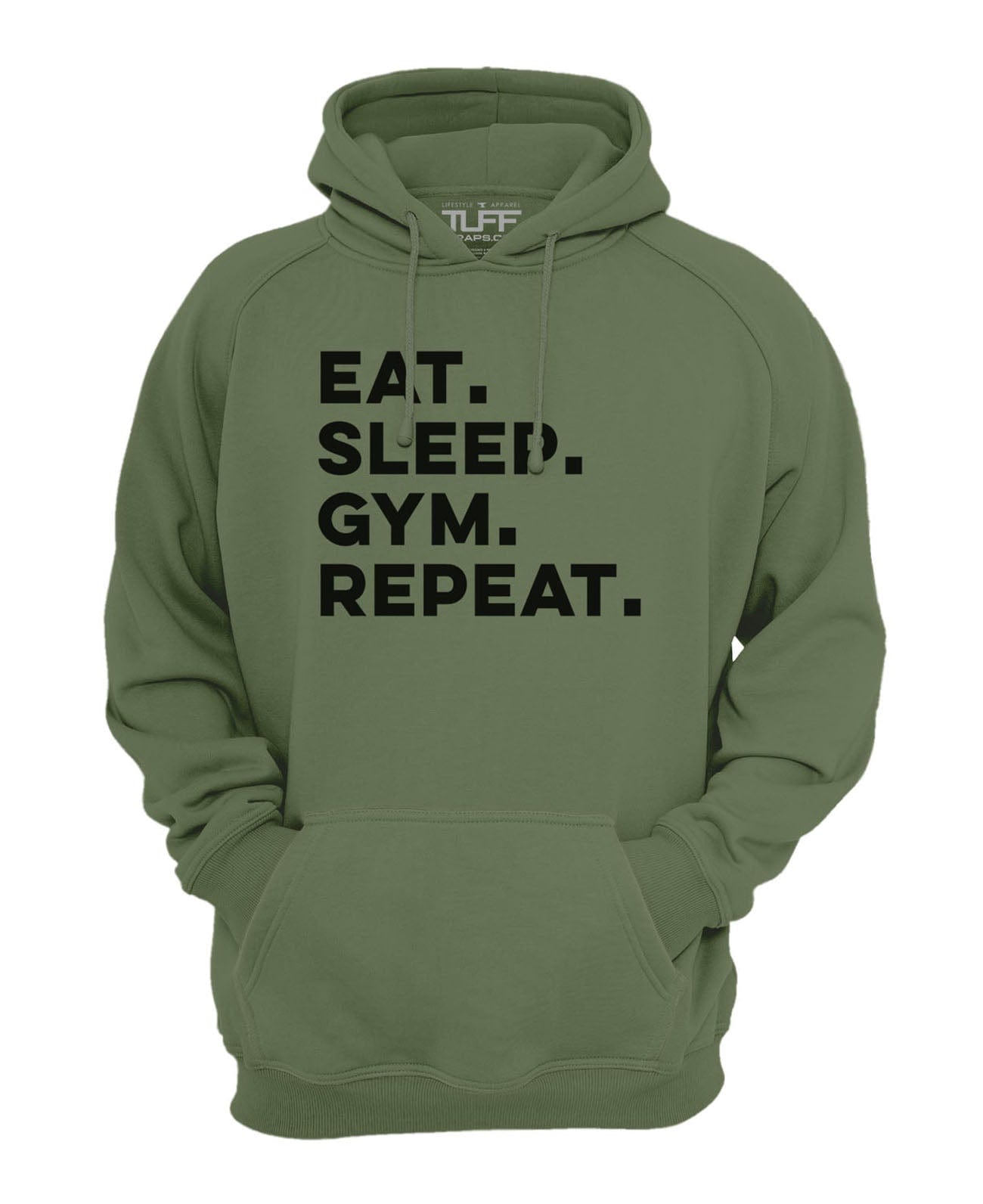 Eat. Sleep. Gym. Repeat. Hooded Sweatshirt Men's Sweatshirts