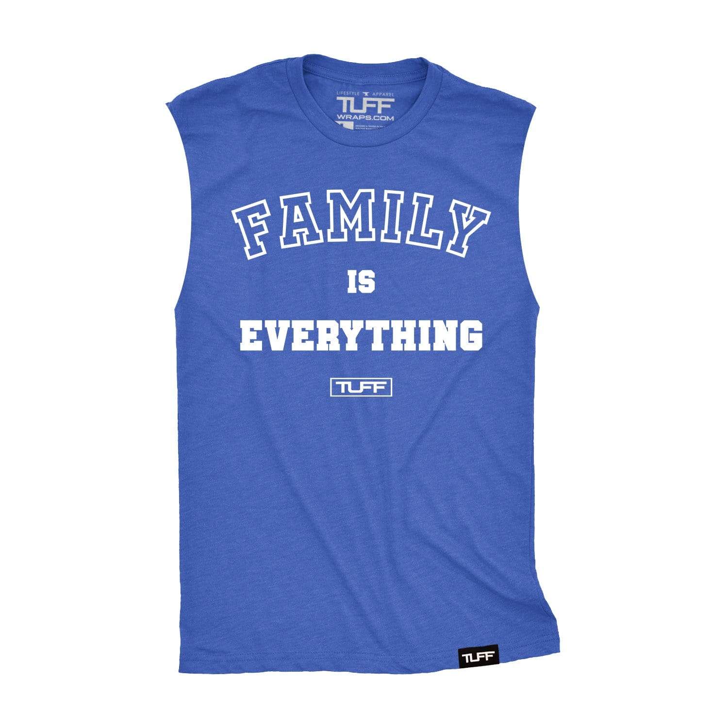 Family Is Everything Raw Edge Muscle Tank Men's Tank Tops