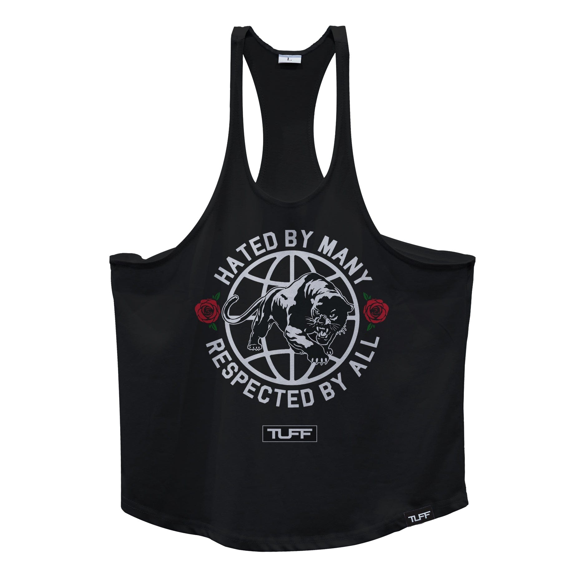 Hated By Many, Respected By All Stringer Tank Top - TuffWrapsUK