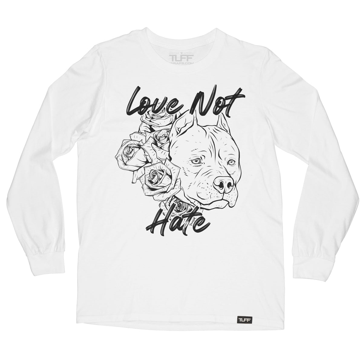 Love Not Hate Long Sleeve Tee Men&#39;s Long Sleeve T-Shirt