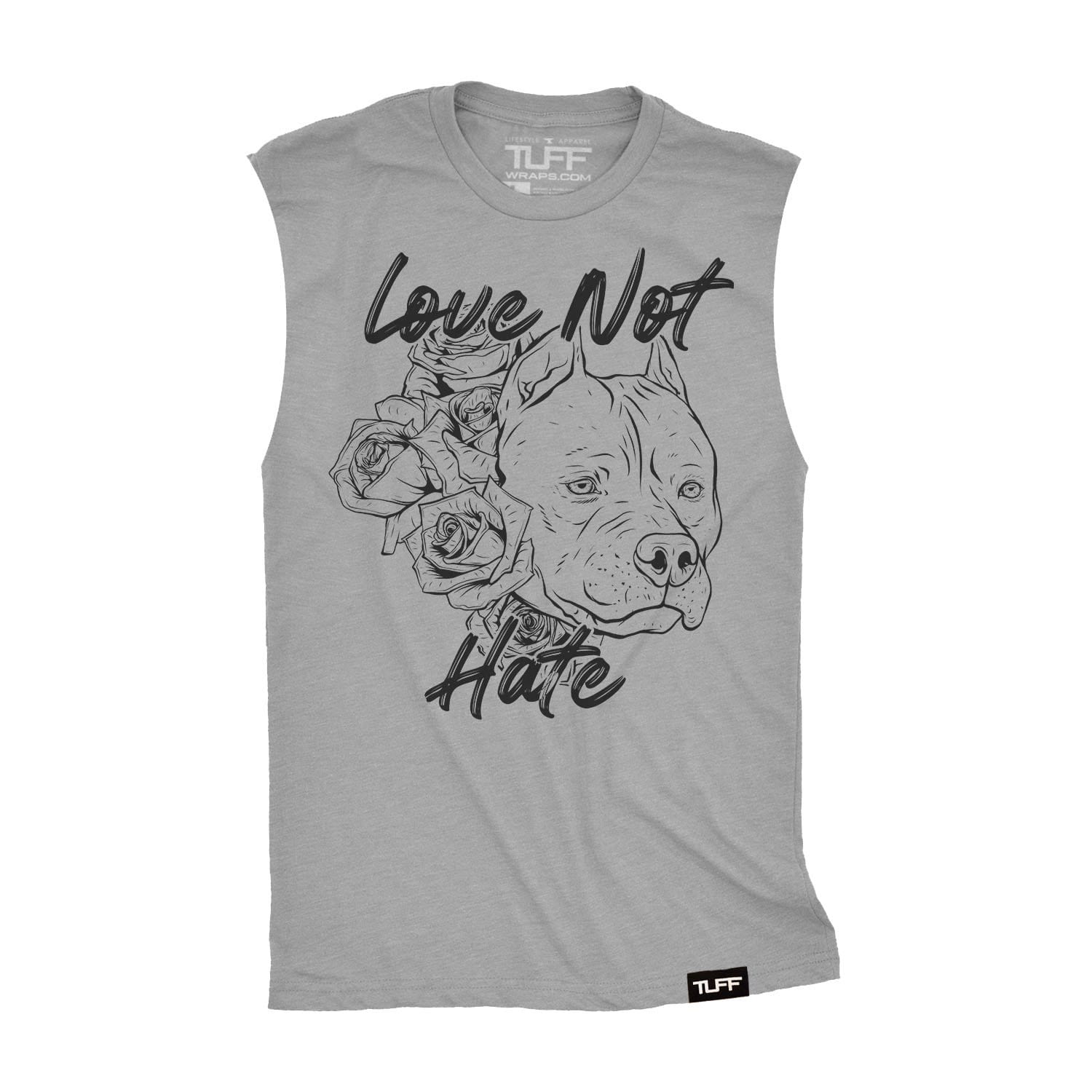 Love Not Hate Raw Edge Muscle Tank Men's Tank Tops