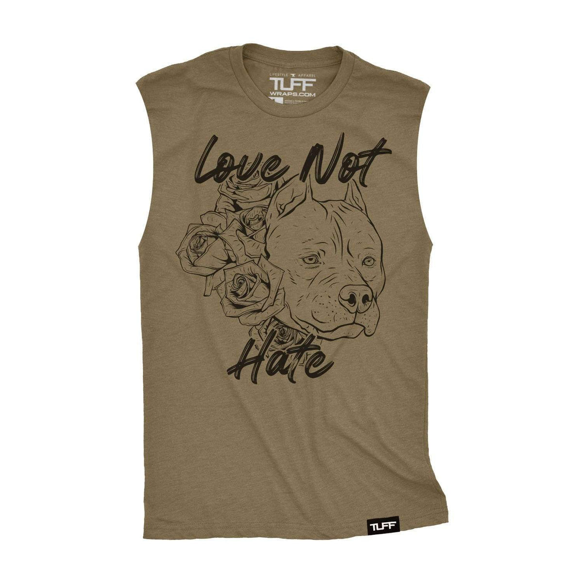 Love Not Hate Raw Edge Muscle Tank Men&#39;s Tank Tops