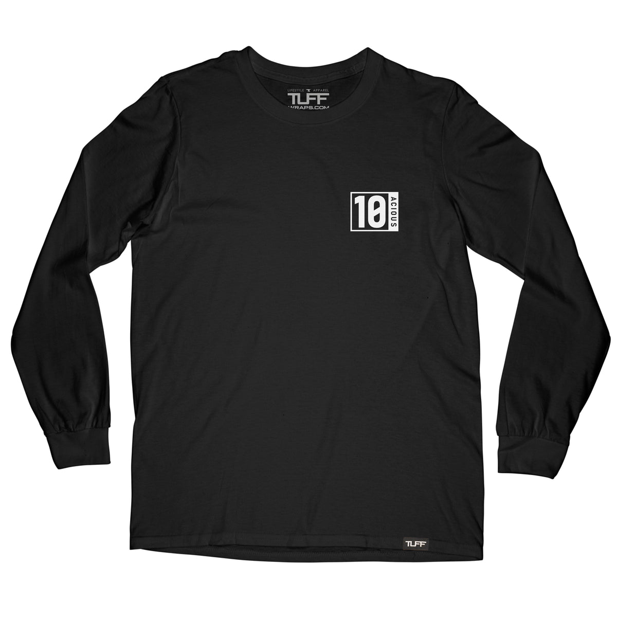 TUFF 10acious Skull Long Sleeve Tee Men&#39;s Long Sleeve T-Shirt