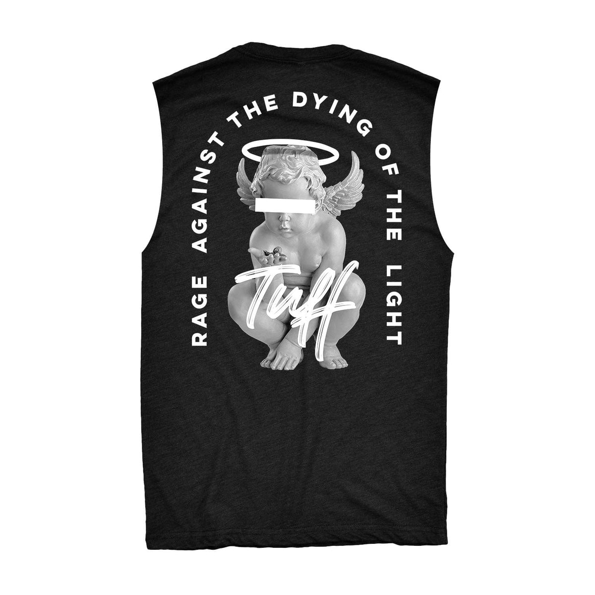 Rage Against the Dying of the Light Raw Edge Muscle Tank Men&#39;s Tank Tops