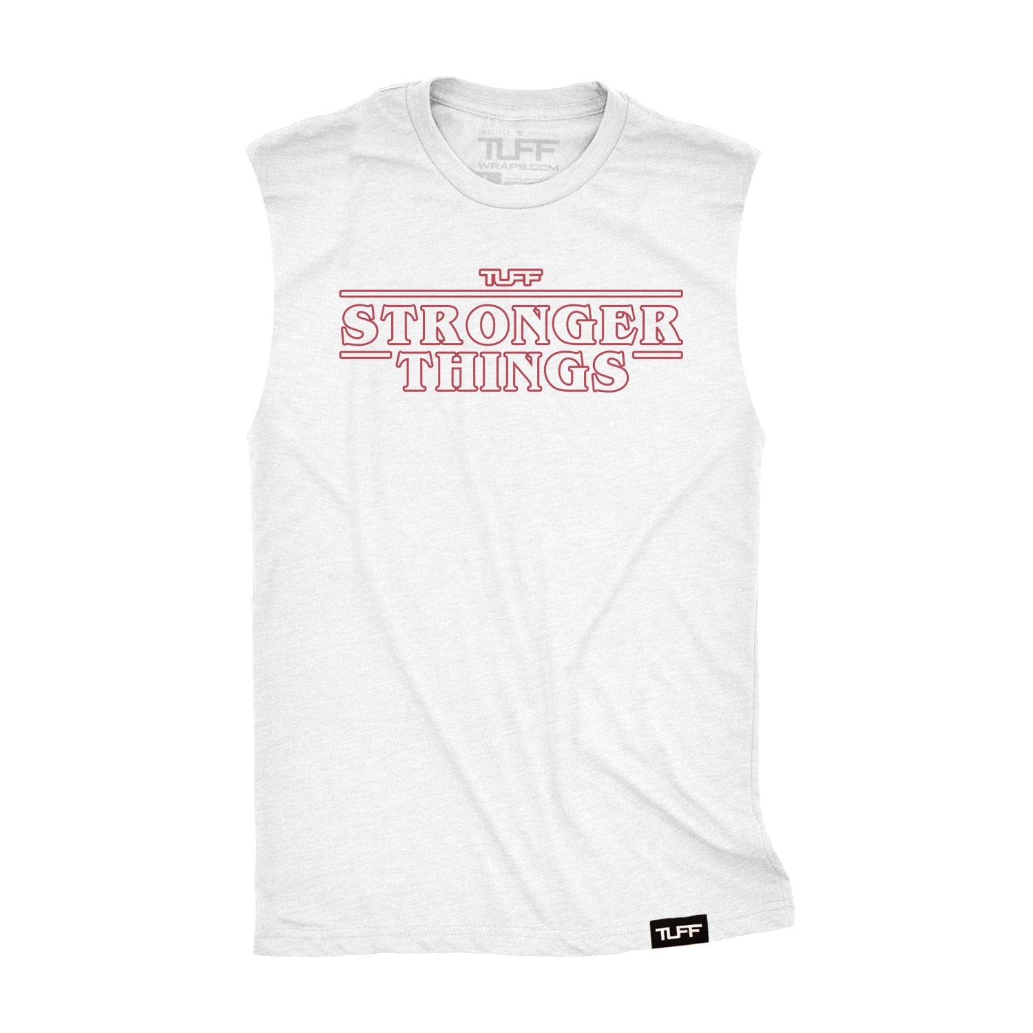Stronger Things Raw Edge Muscle Tank Men's Tank Tops