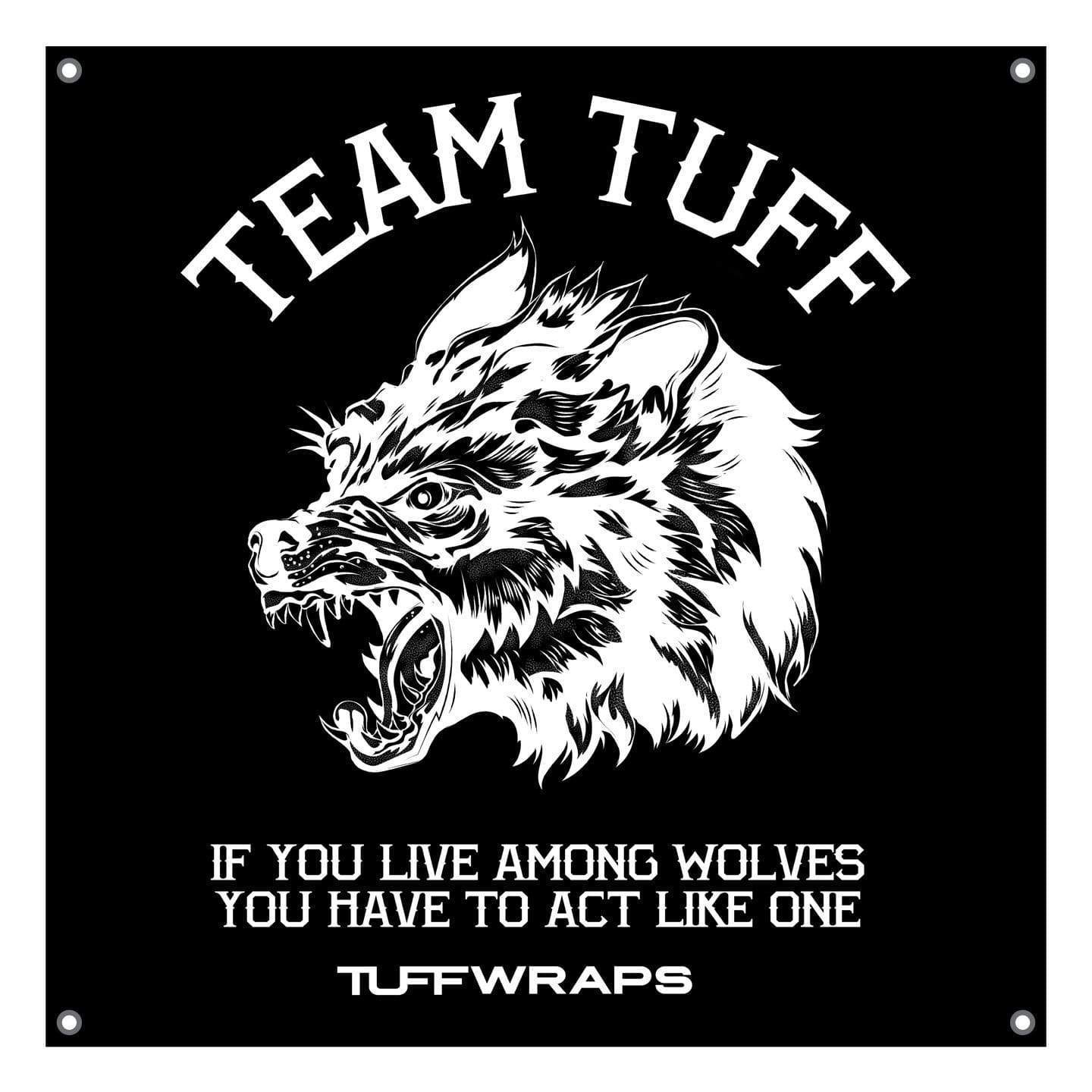 Team TUFF Wolves Club 3x3 Wall Banner Banners