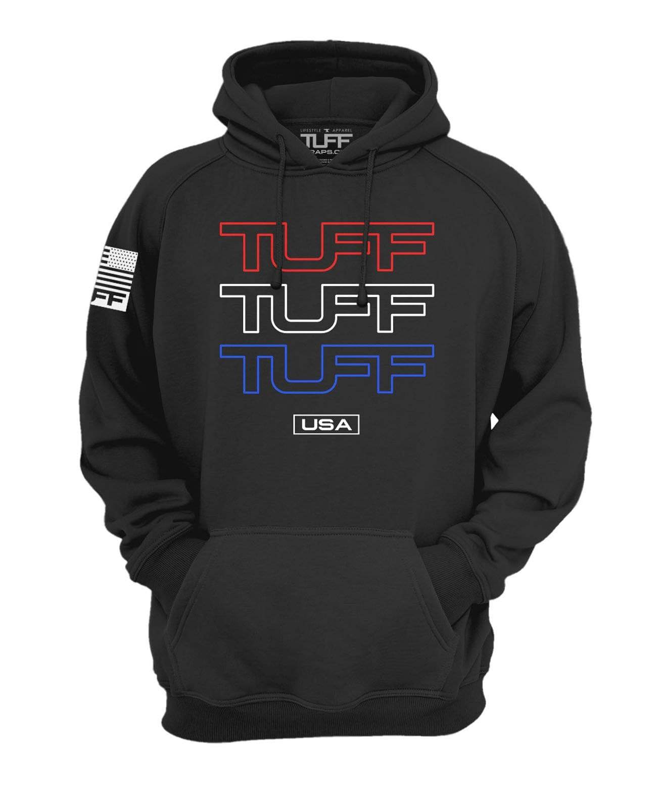Triple TUFF USA Hooded Sweatshirt Men's Sweatshirts