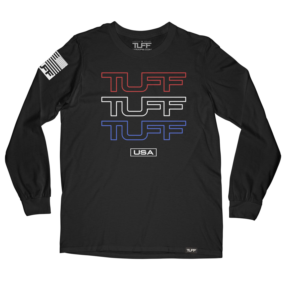 Triple TUFF USA Long Sleeve Tee Men&#39;s Long Sleeve T-Shirt