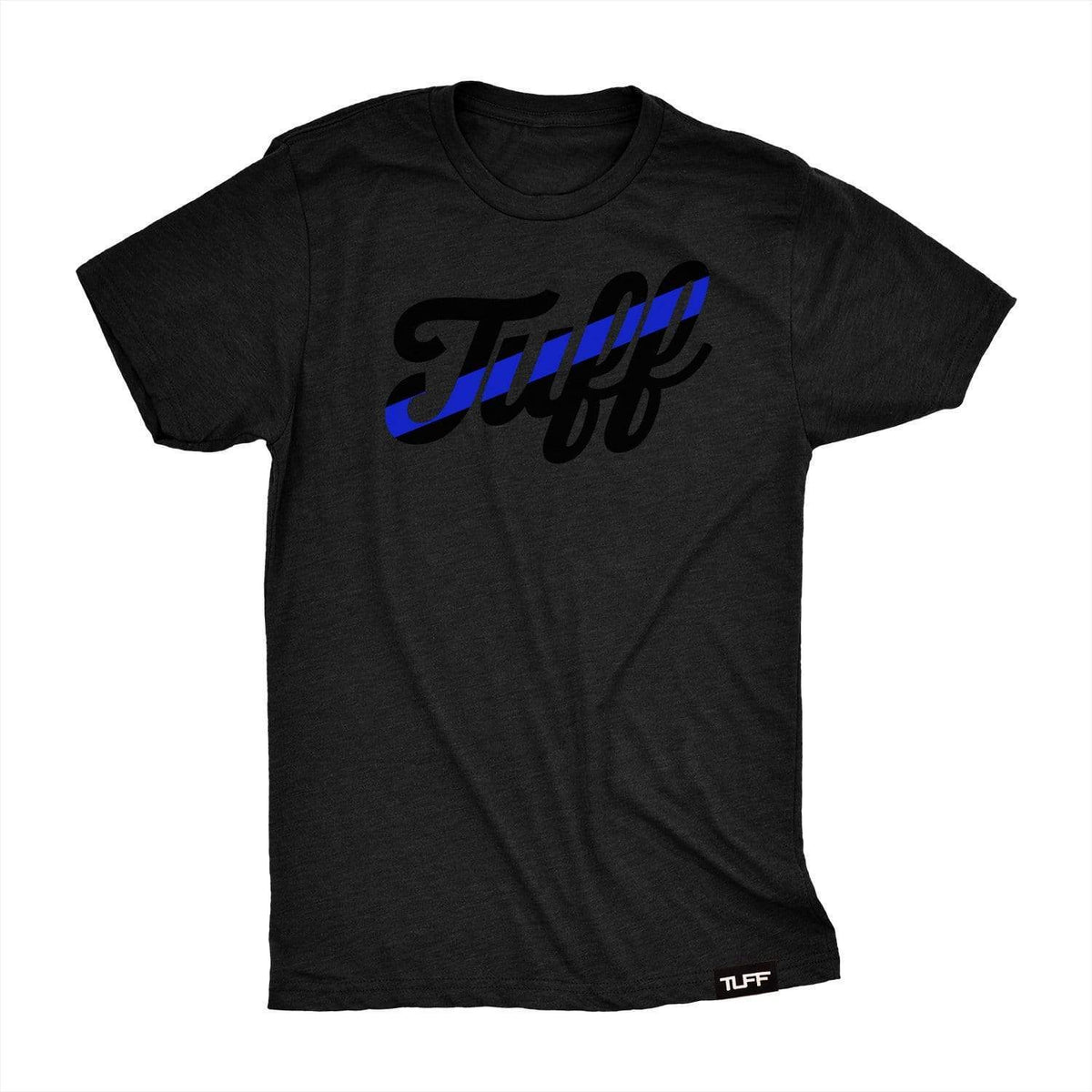 TUFF Script Blue Line Tee T-shirt