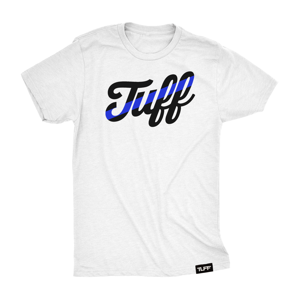 TUFF Script Blue Line Tee T-shirt