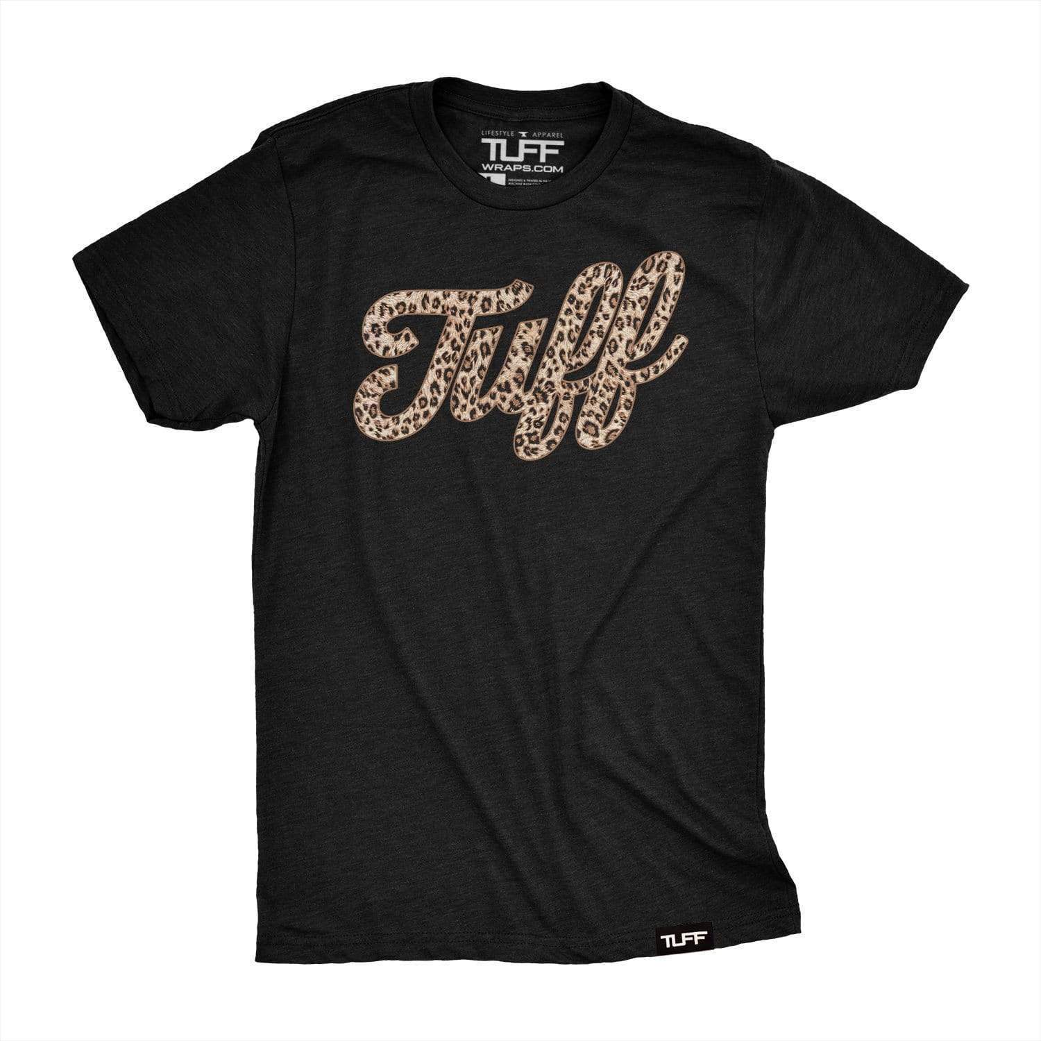 TUFF Script Leopard Tee T-shirt