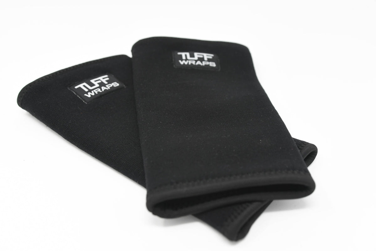 TUFF Double Ply Knee Sleeves All Black Compression Sleeves