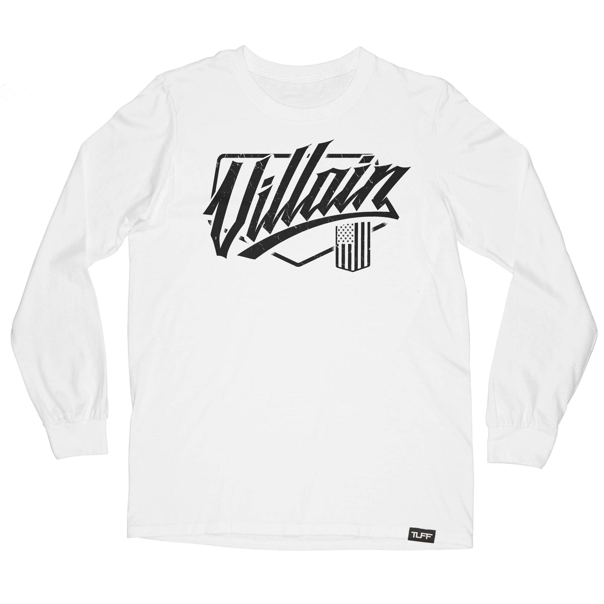 Villain Script Long Sleeve Tee Men&#39;s Long Sleeve T-Shirt