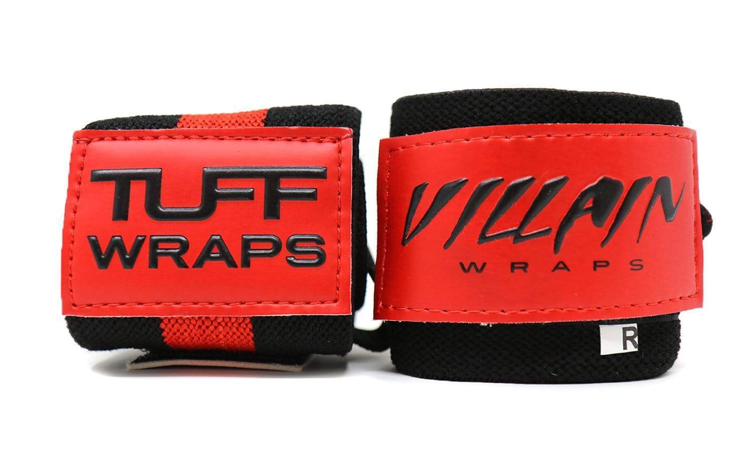 Villain Wrist Wraps 30" (Black/Red) Wrist Wraps